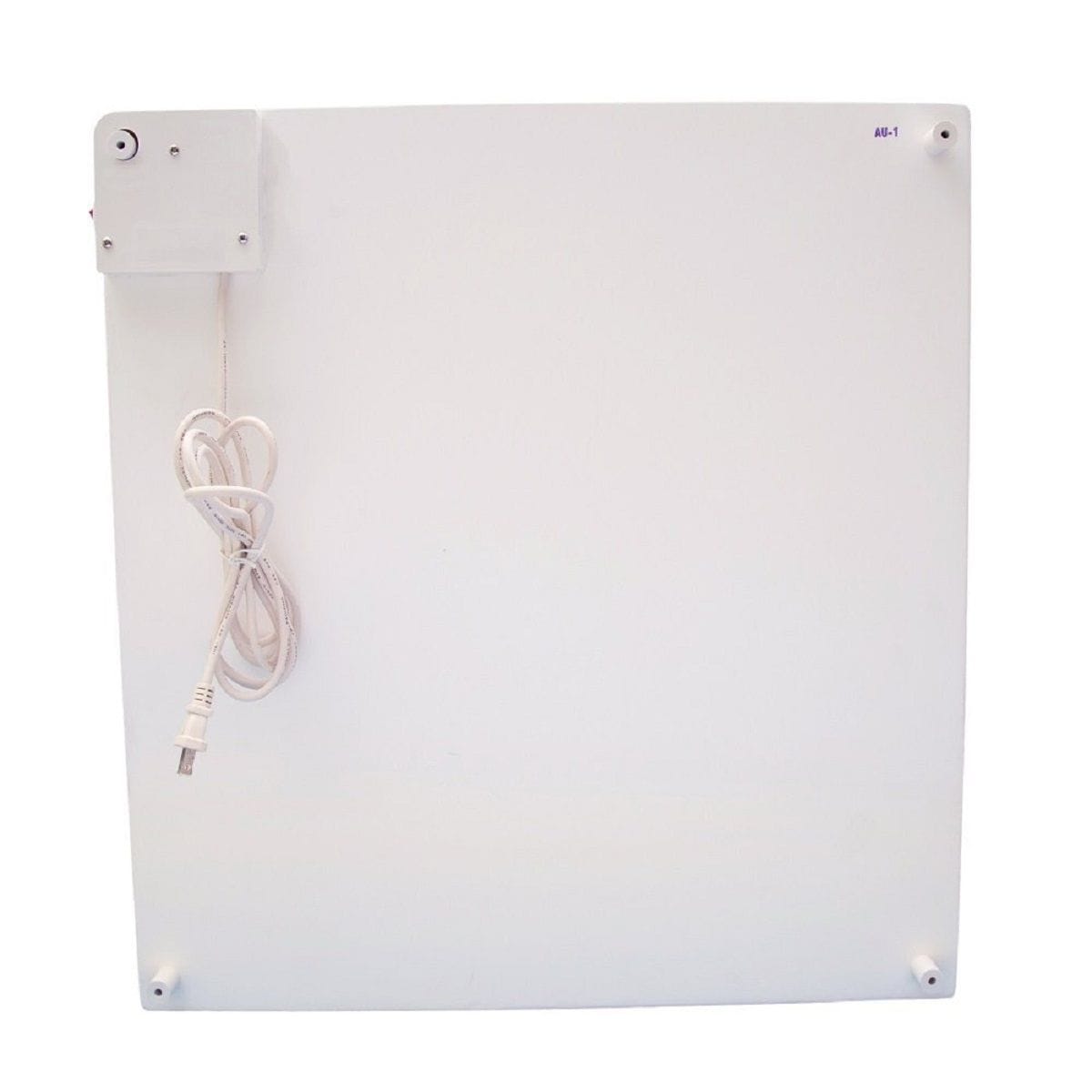 Electric Heater with Plug-in Thermostat, 400W, White