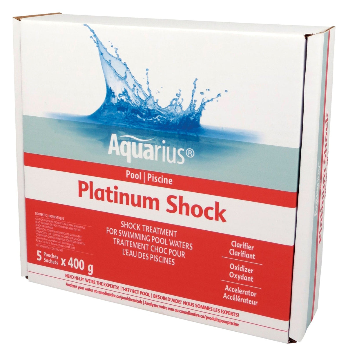 Platinum Shock, Shock Treatment for Swimming Pool Waters