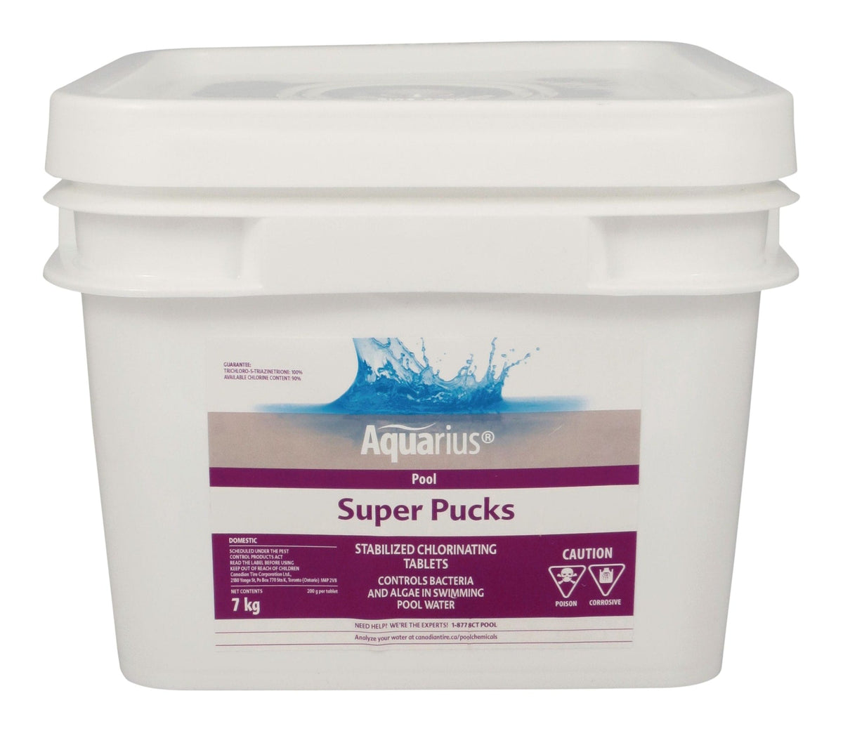 Super Pucks - Stabilized Pool Chlorine Pucks, 7-kg