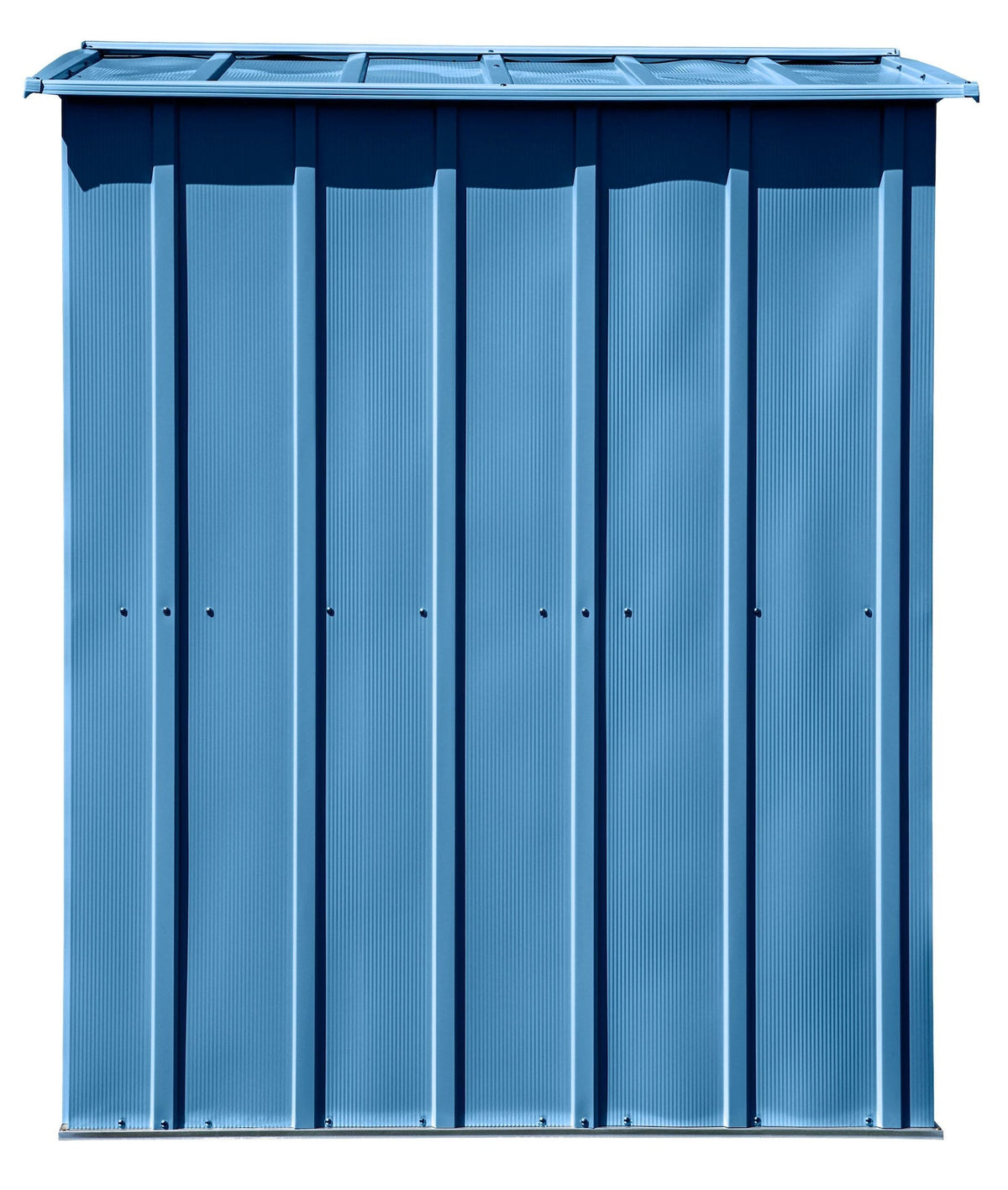 Classic Galvanized Steel Storage Shed, Blue Grey, 6-ft x 5-ft