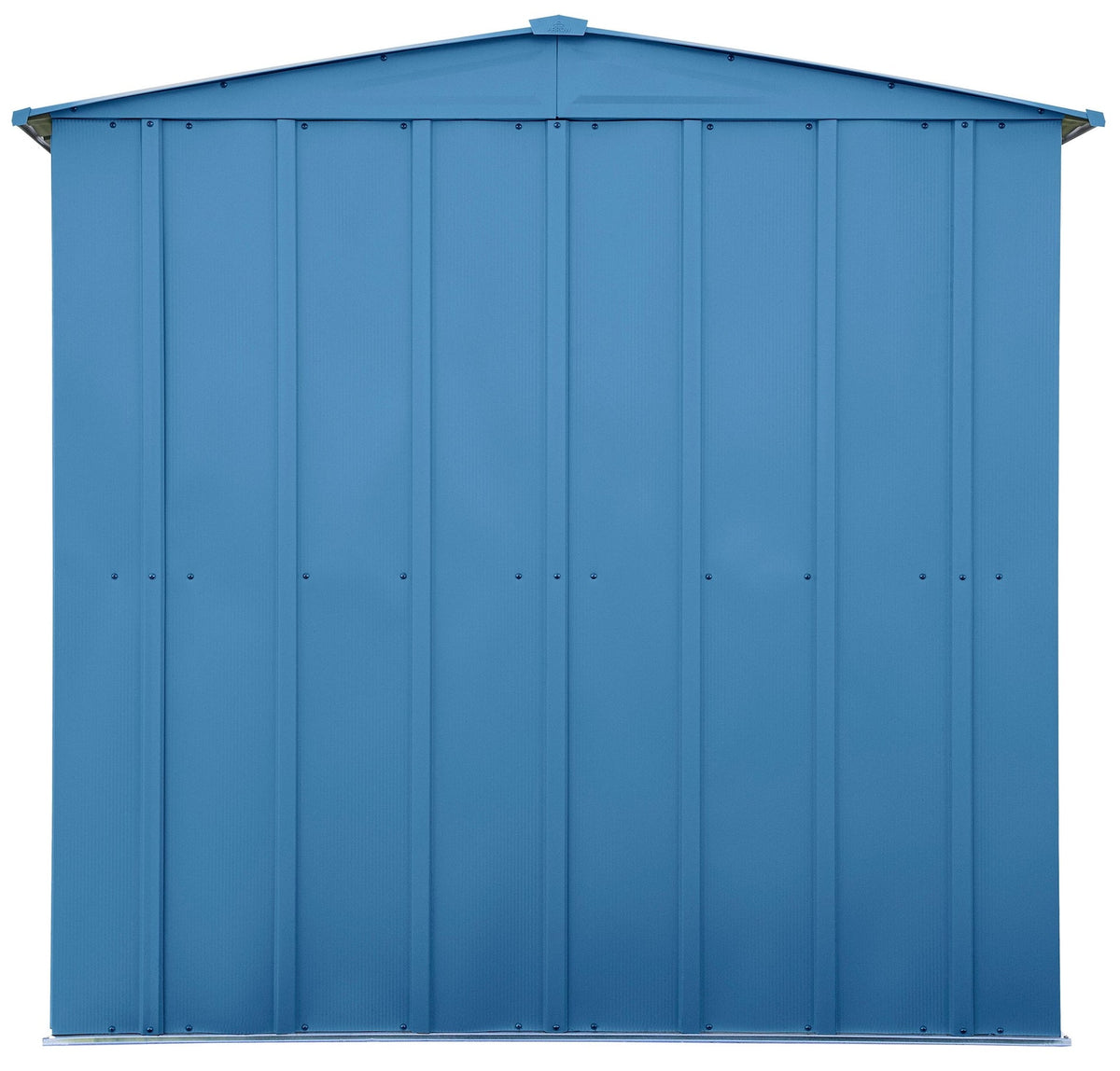 Classic Galvanized Steel Storage Shed, Blue Grey, 6-ft x 5-ft