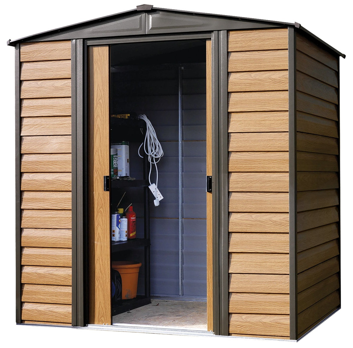 Woodridge 6x5-ft Corrosion-Resistant Steel Storage Shed