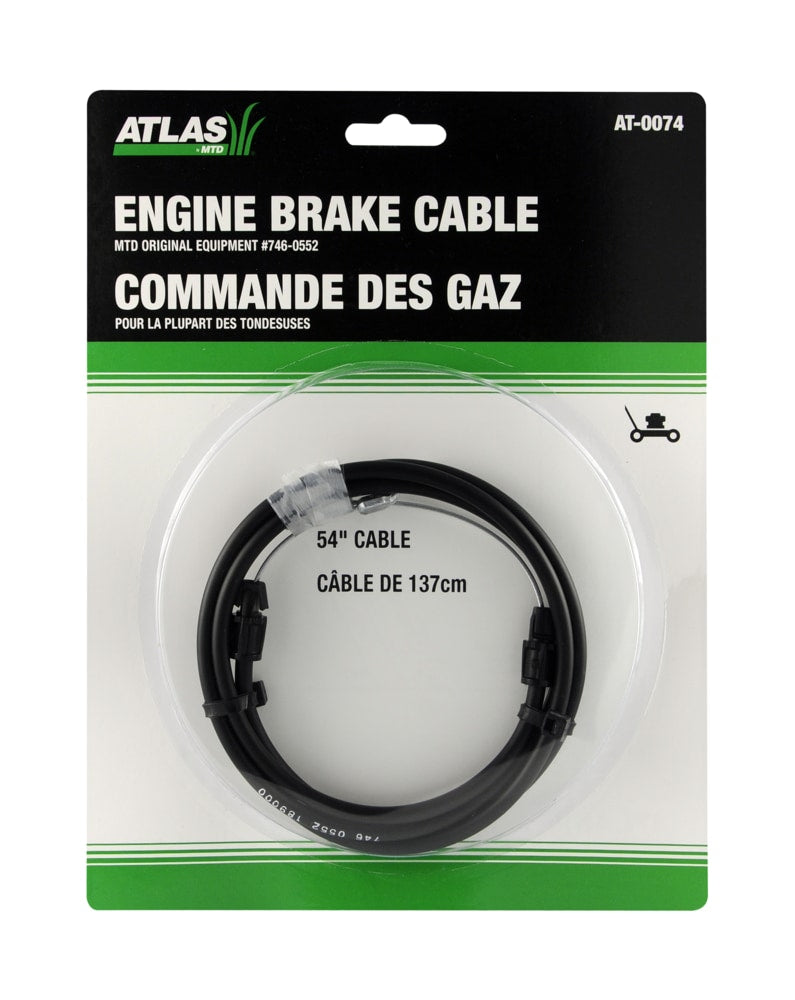 Lawnmower Engine Replacement Brake Cable, 54-in