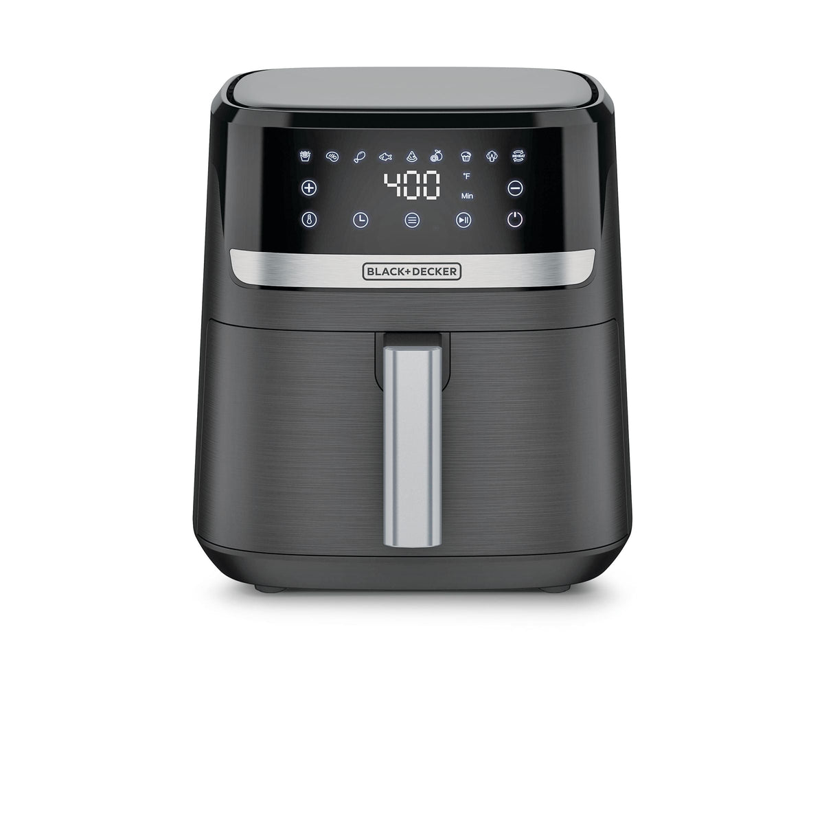 8-in-1 Digital Air Fryer with Non-Stick Cooking Basket, 6-qt