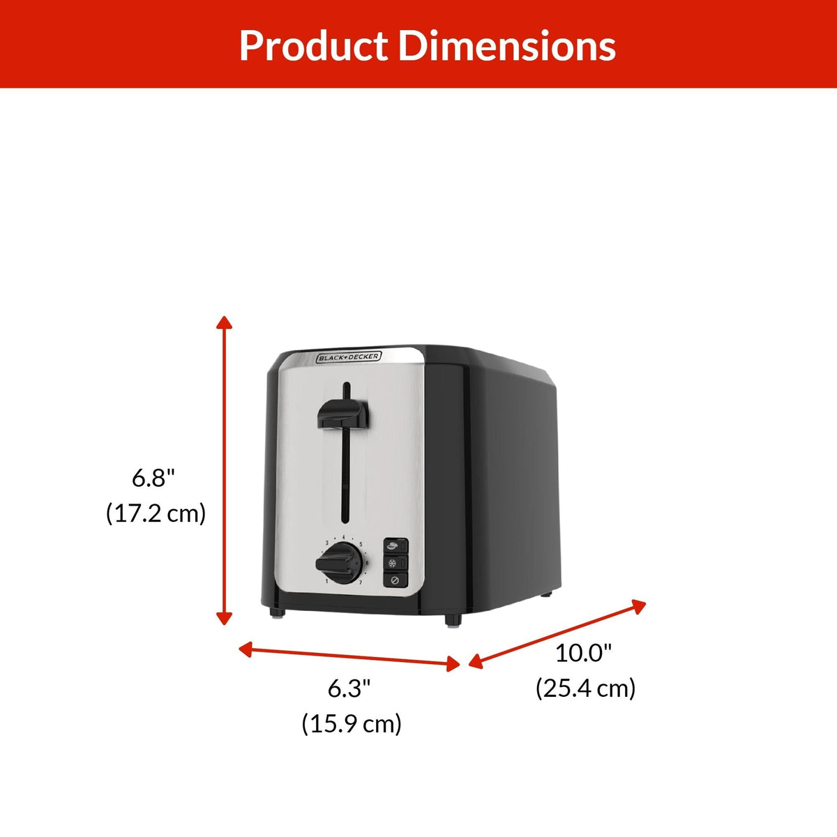 Extra Wide Slots Toaster with 7 Settings, 2-Slices