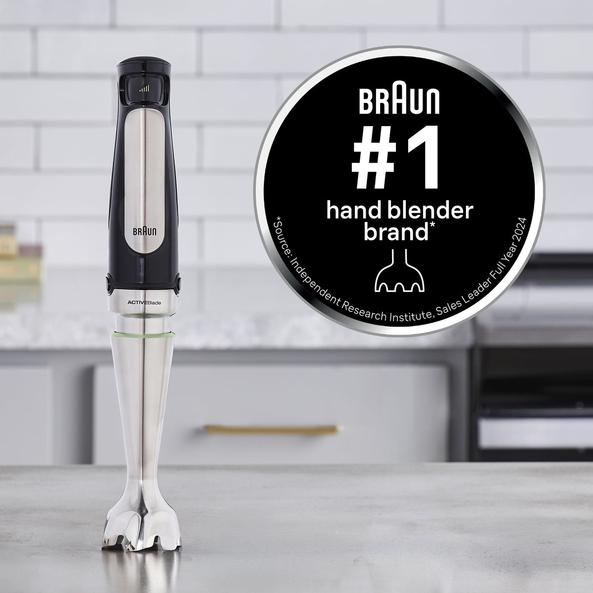 Hand Blender & 1.5-Cup Food Processor with Whisk and Beaker