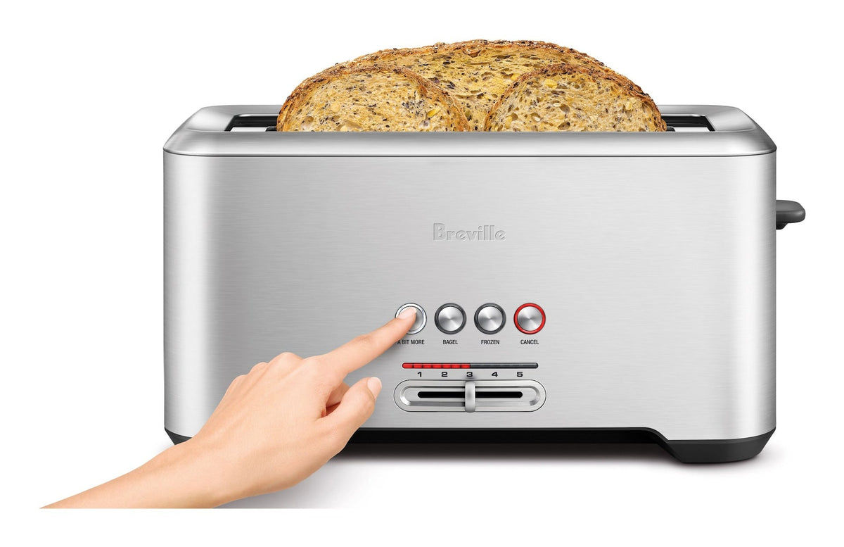 ‘A Bit More’ 4-Slice Toaster, Brushed Stainless Steel
