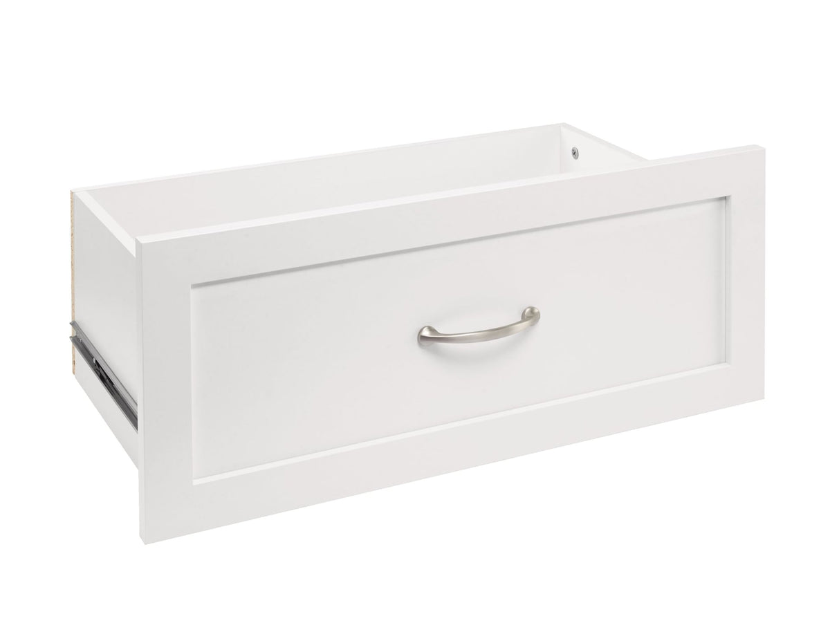 Suite Symphony Laminate Wood Drawer, White, 25-in x 10-in