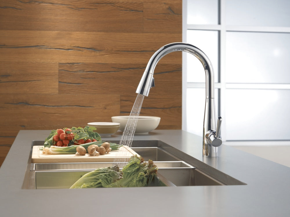 1-Handle Pull-Down Kitchen Faucet, Chrome