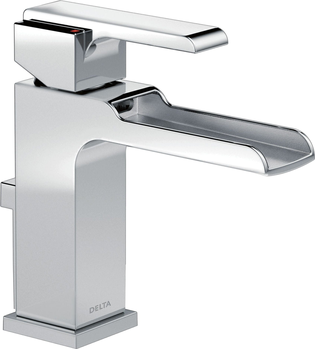Ara 1-Handle Channel Bathroom Faucet with Metal Pop-Up, Chrome