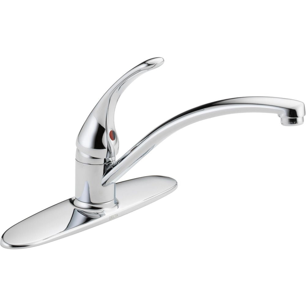 Faucet Principals Single Handle Kitchen Faucet, Chrome