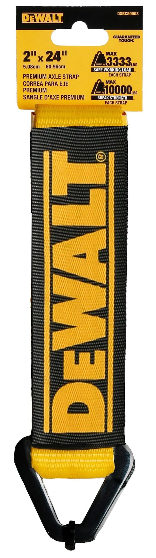 DXBC80003 10,000-lb Break Strength Premium Axle Strap, 2 x 36-in