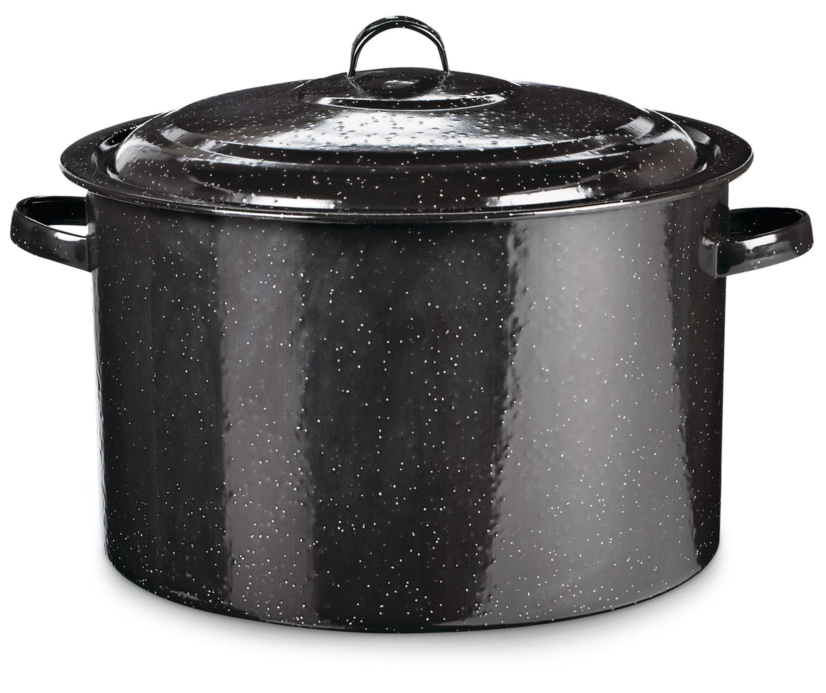 Enamel Coated Carbon Steel Canning Pot, 17-L
