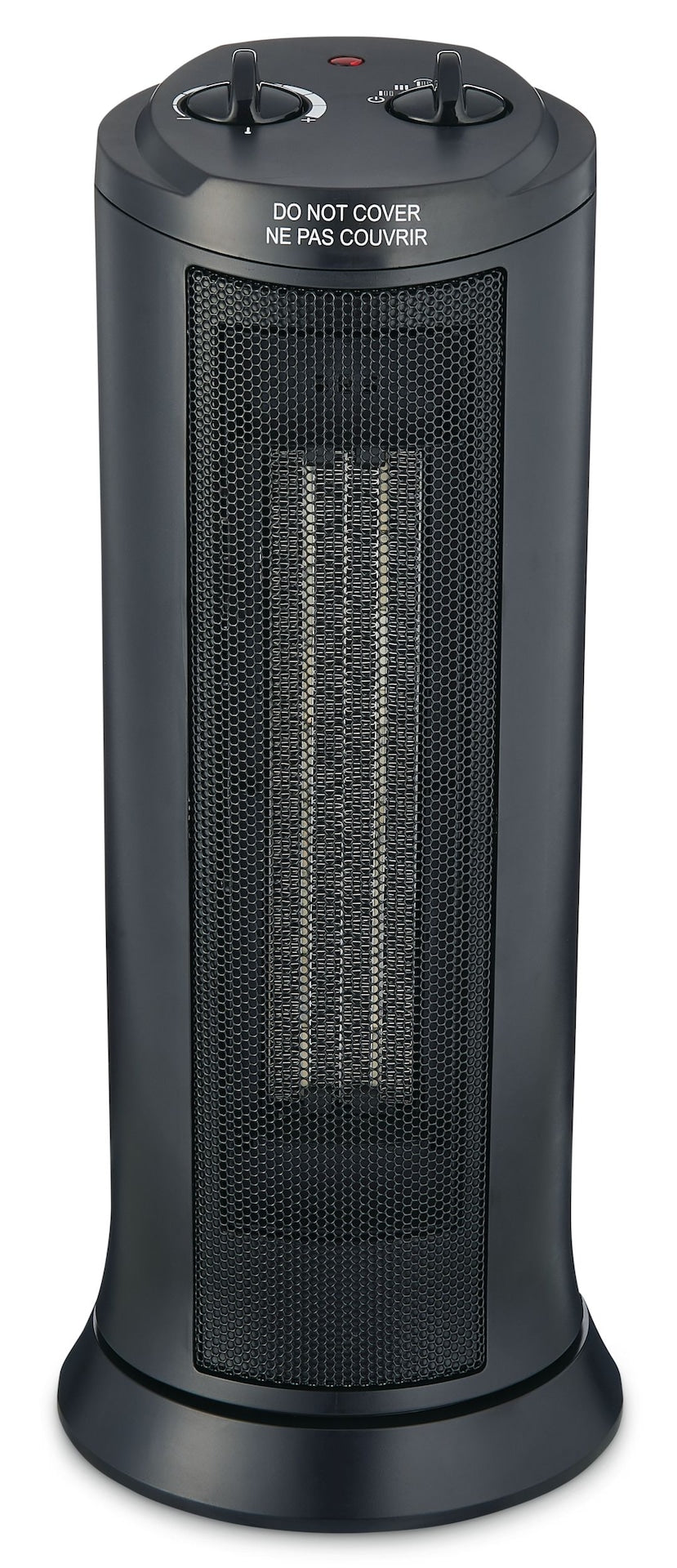 Oscillating Tower Ceramic Space Heater withThermostat, 1500W, Black