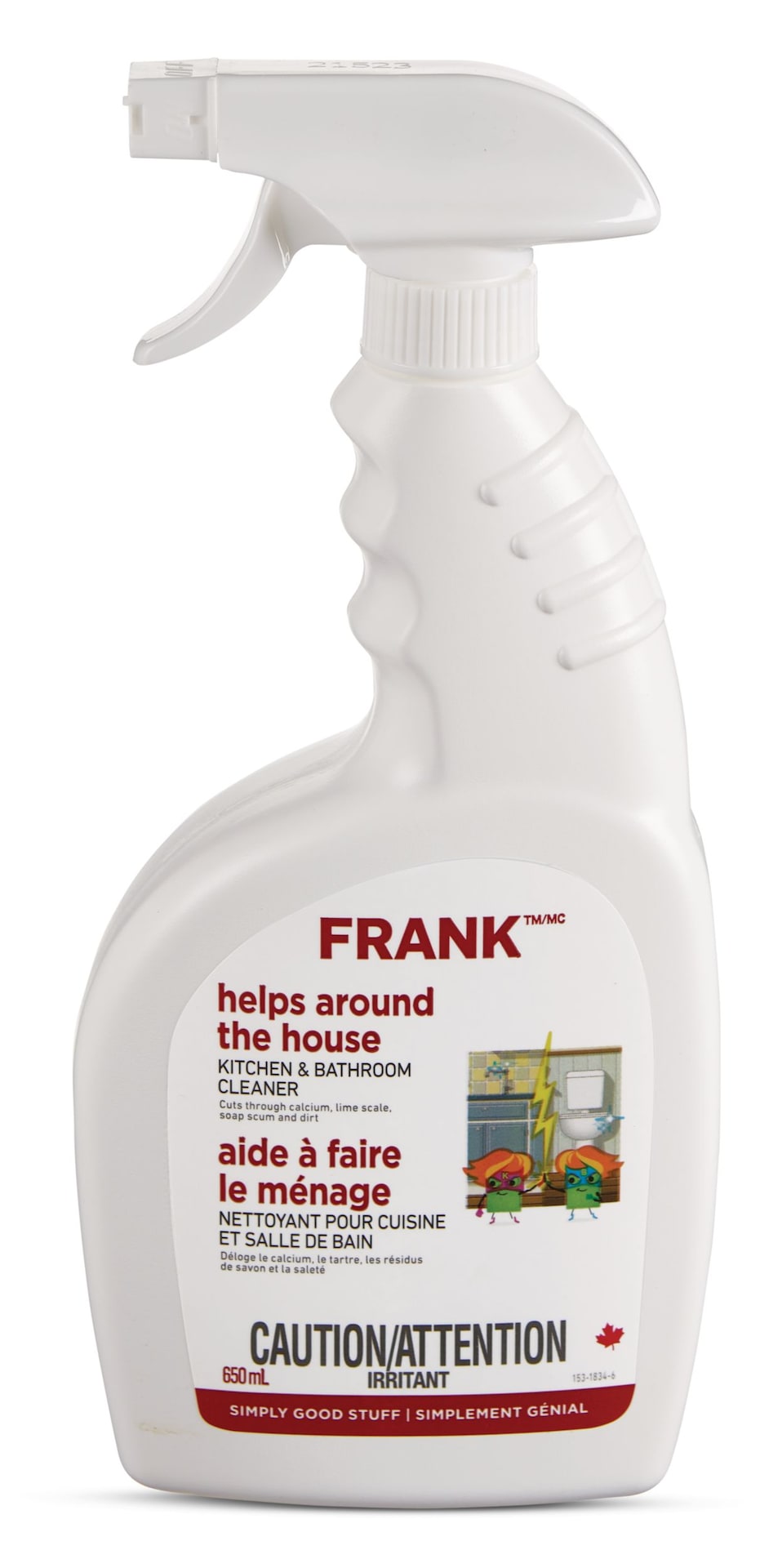 Multi-Surface Kitchen & Bathroom Cleaner, 650-mL