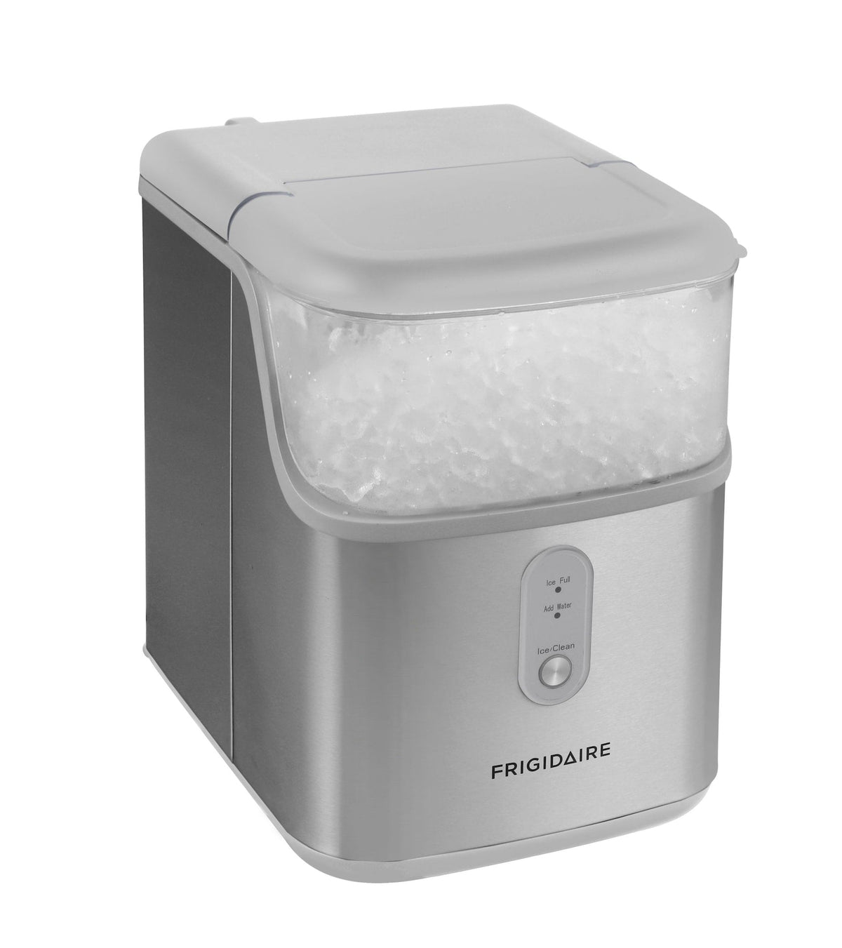 Countertop Soft Nugget Ice Maker, 33-lb/Day, Stainless Steel