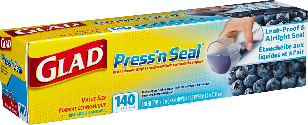 Press 'N' Seal Plastic Wrap, 140-ft