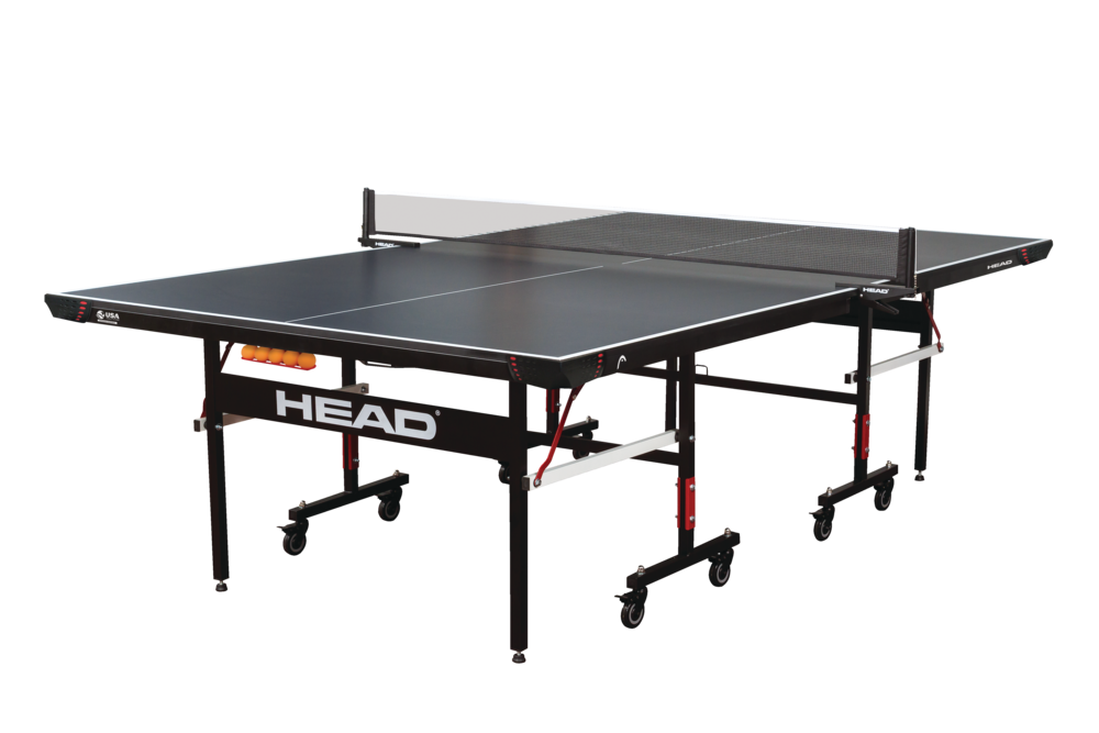 Summit Foldable Pong Table Tennis with Net & Built-In Storage