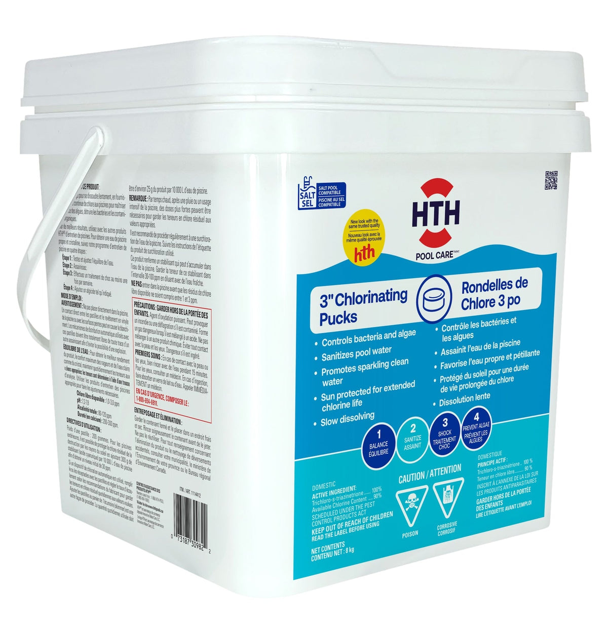 Chlorinating Pucks, 3-in, 8-kg