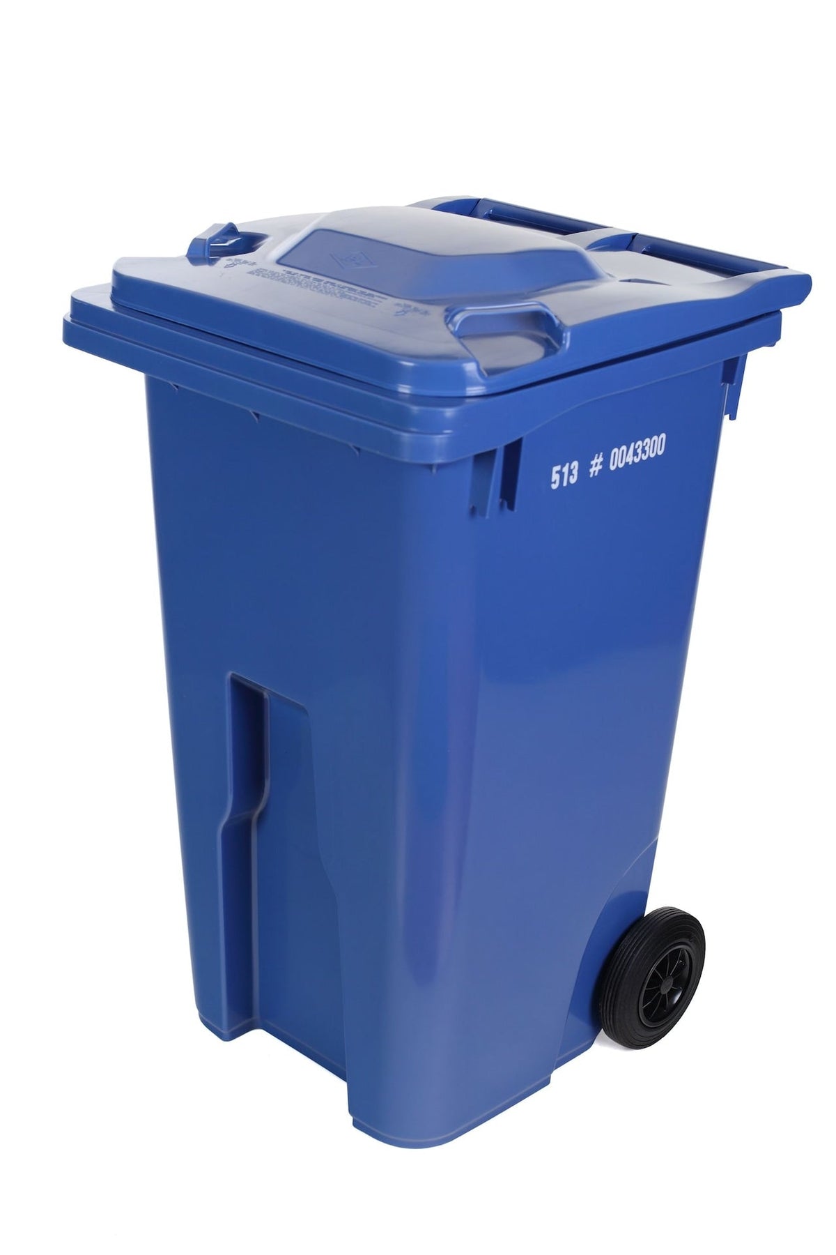 Mastercart 240-L Plastic Rectangular 8-in Wheeled Compost Bin/Recycling Bin/Garbage Can, Assorted Colours