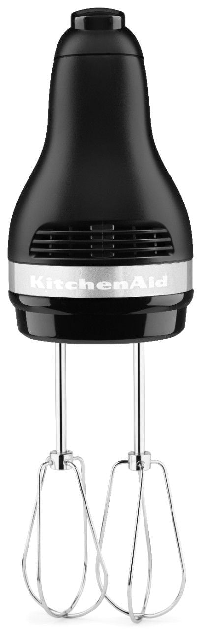 Compact 5-Speed Hand Mixer with Stainless Steel Accessories, Black