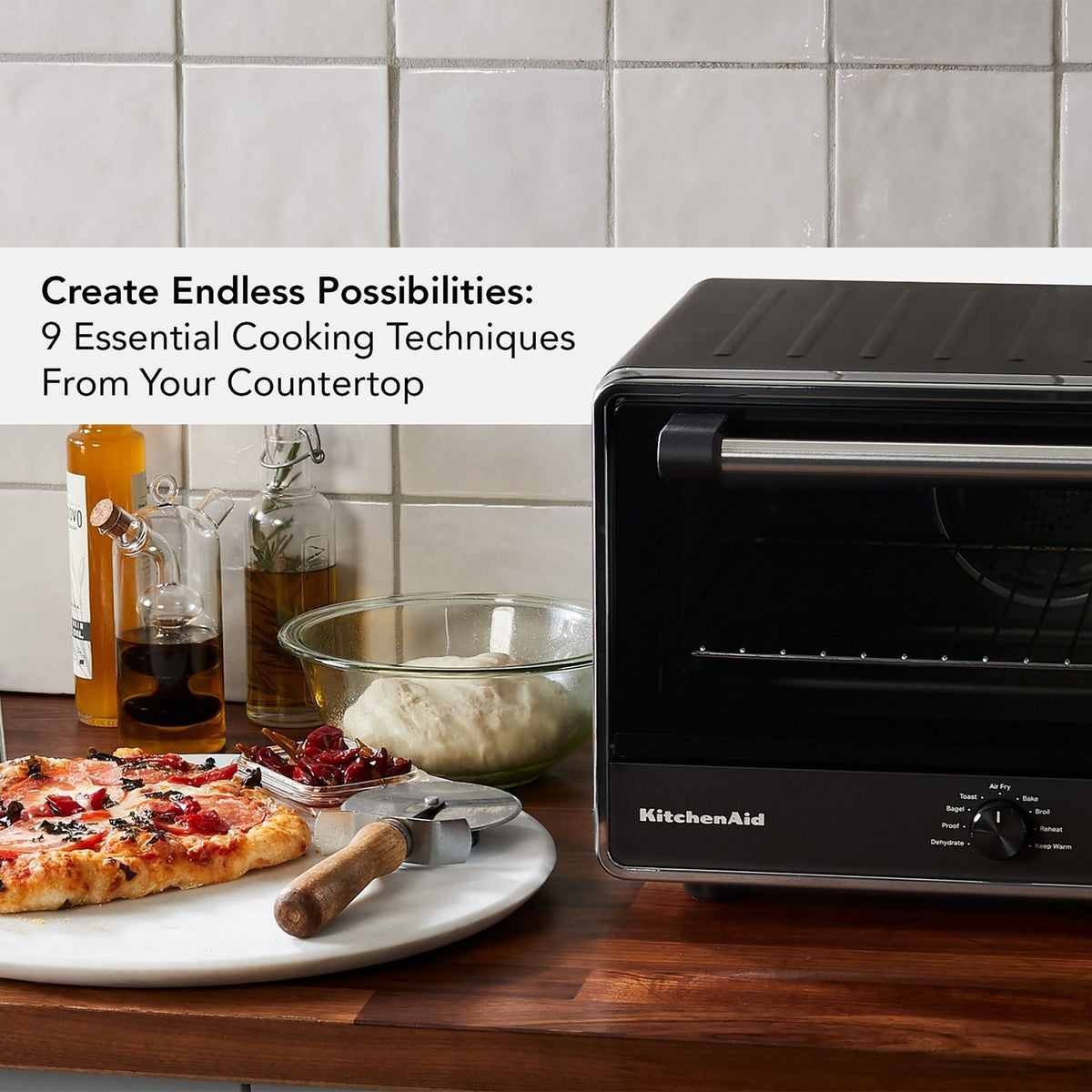 Digital Countertop Convection Oven with Air Fryer