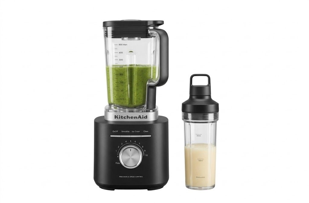 Single Blender with Jar, Precision Control, Black
