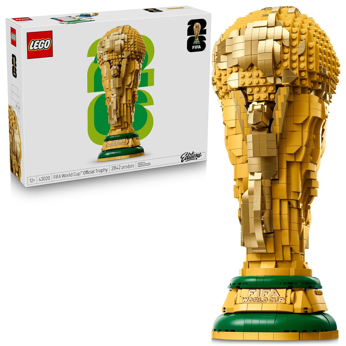 Editions FIFA World Cup Official Trophy - 43020, 2842-pcs, Ages 12+
