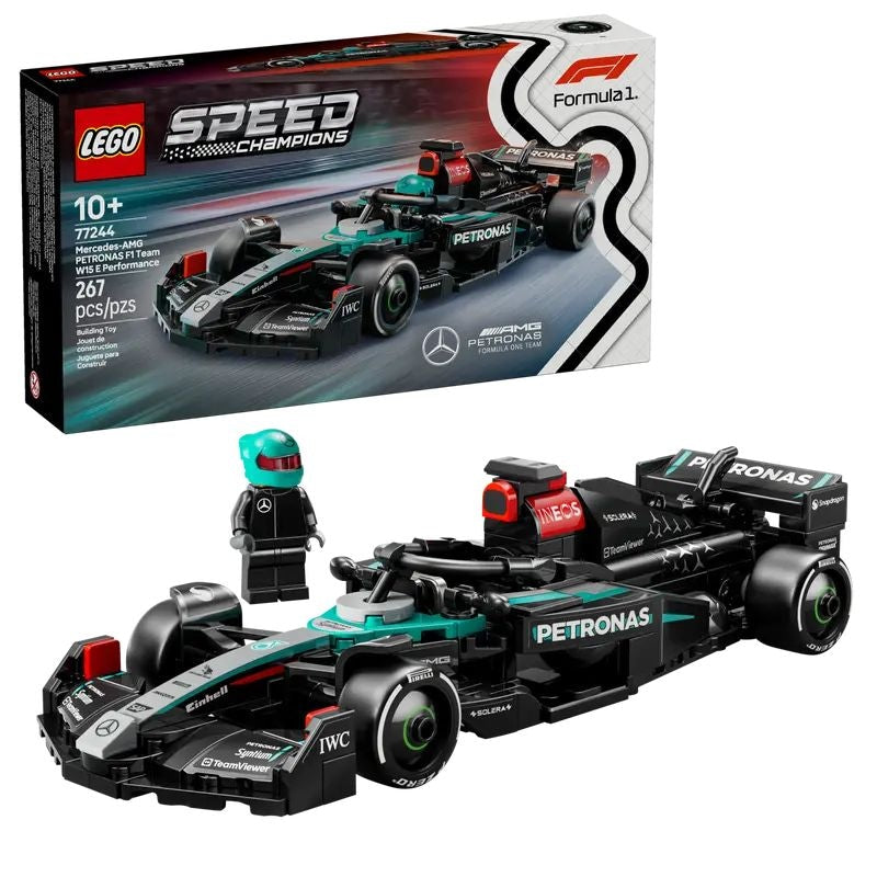 Speed Champions -AMG W15 F1 Race Car - 77244, 267-pcs, Ages 10+