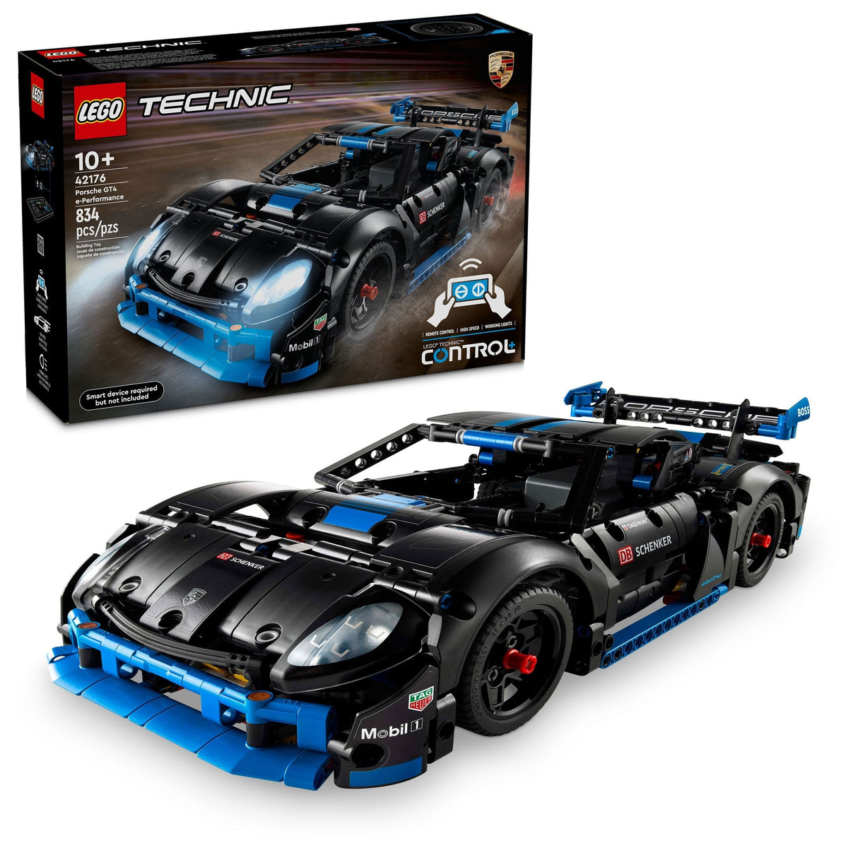 Technic GT4 e-Performance Race Car - 42176, 834-pcs, Ages 10+