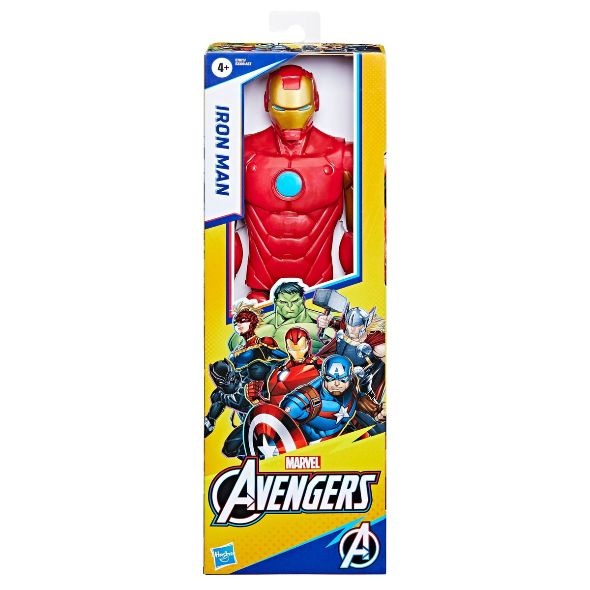 Titan Hero Series Iron Man Action Figure, 12-in Toy, Ages 4+
