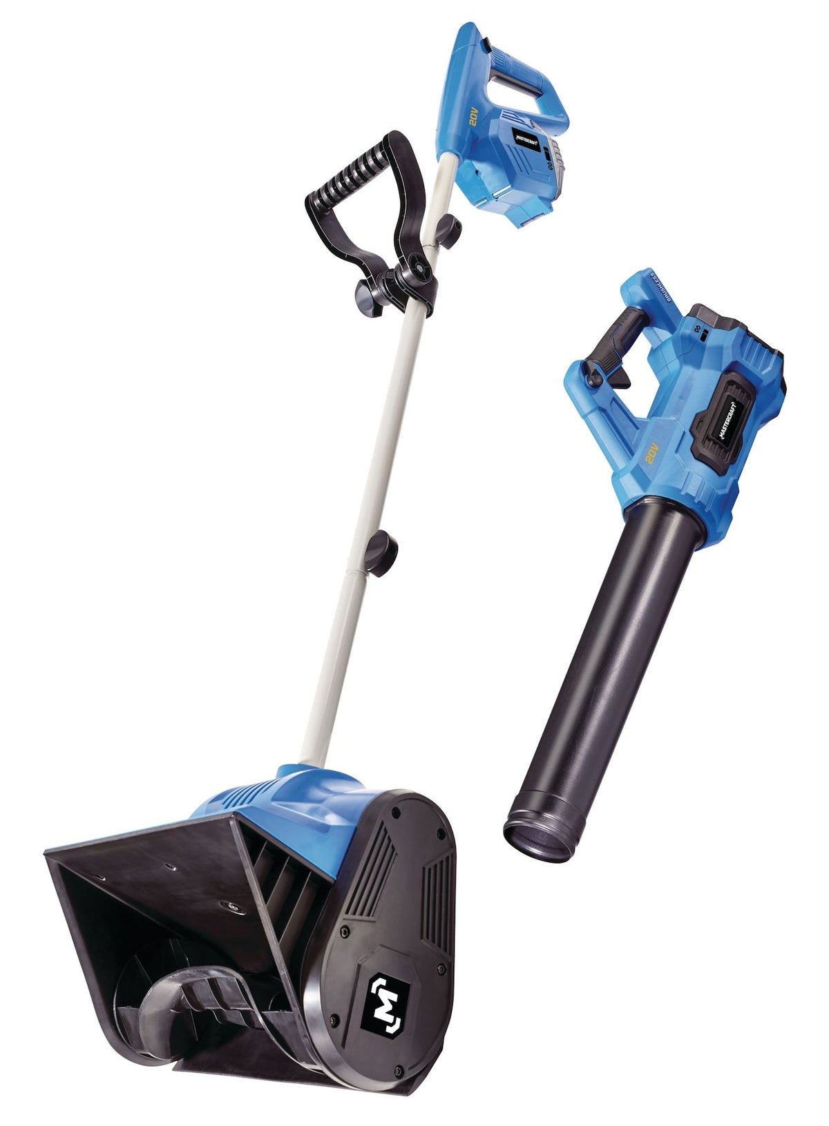 20V Brushless 5.0Ah Snow Shovel & Blower Combo Kit, Compatible