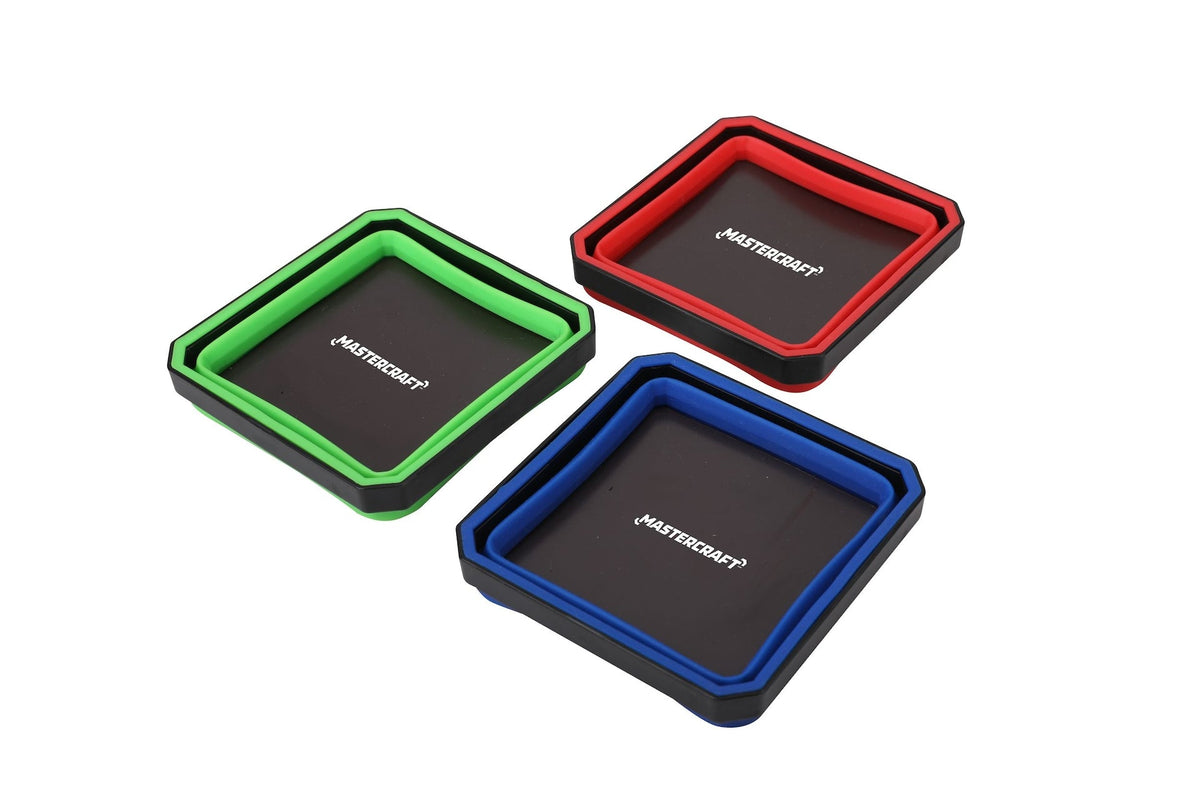 3 Piece Collapsible Magnetic Parts Tray