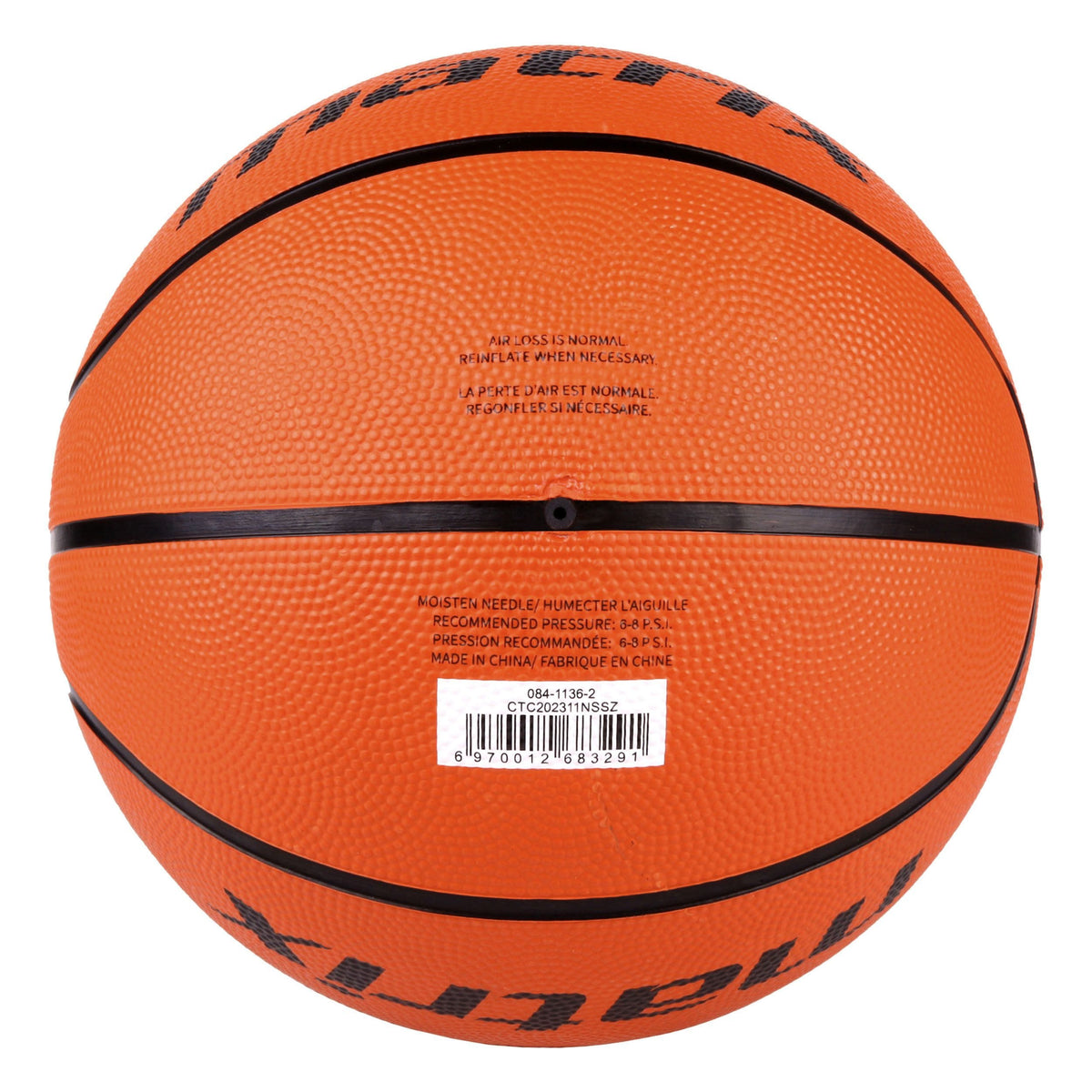 Youth Kids' Rubber Size 5 Basketball, 27.5-in