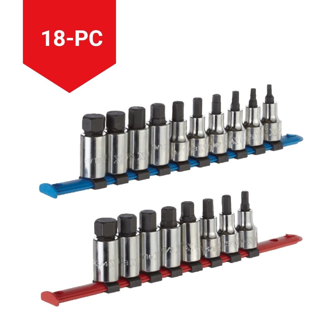 MAXIMUM 1/2-in Drive Hex Bit Socket Set, 18-pc