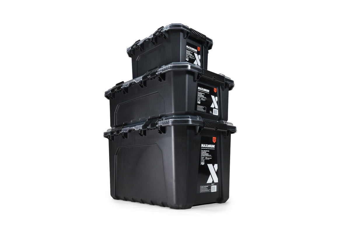 MAXIMUM Pro Duty Storage Box with Secure Closure, 18.9-L