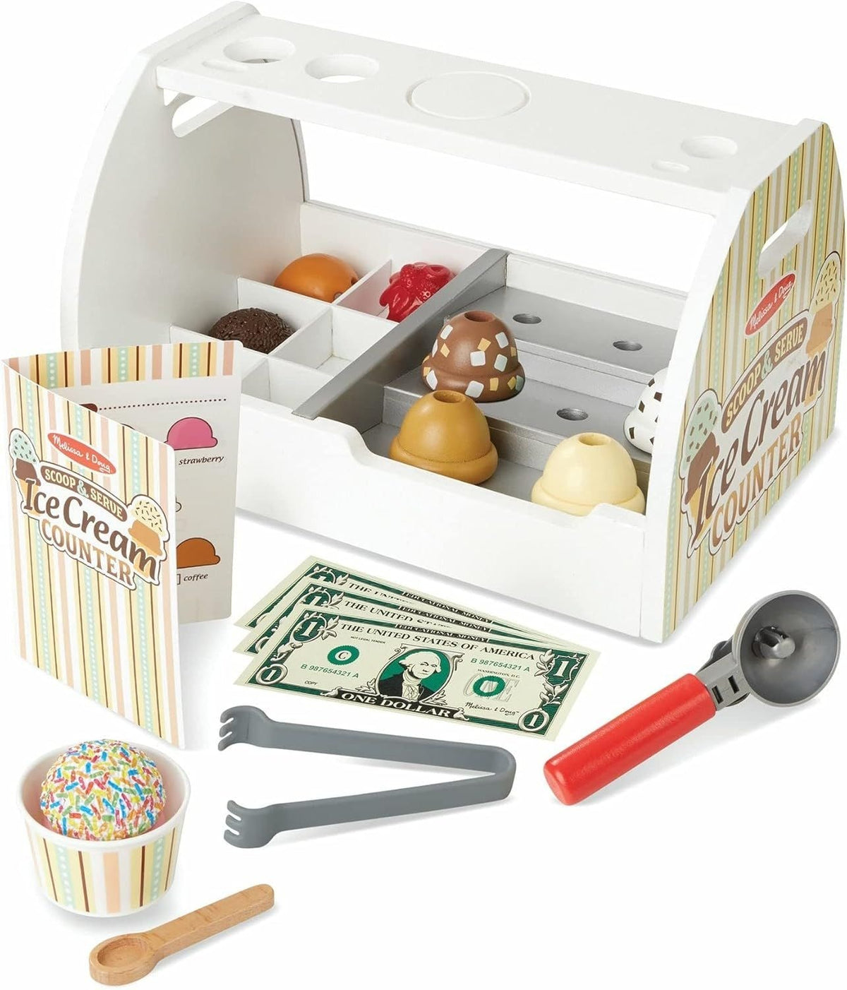 Scoop and Serve Ice Cream Playset, Ages 3+