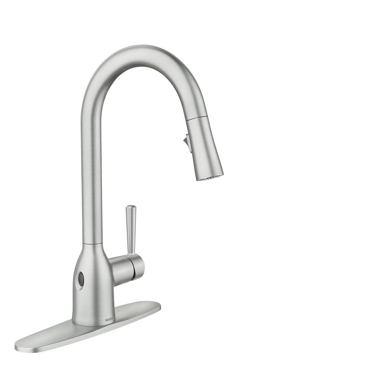 Adler Single Handle Kitchen Faucet with, Spot Resist Stainless
