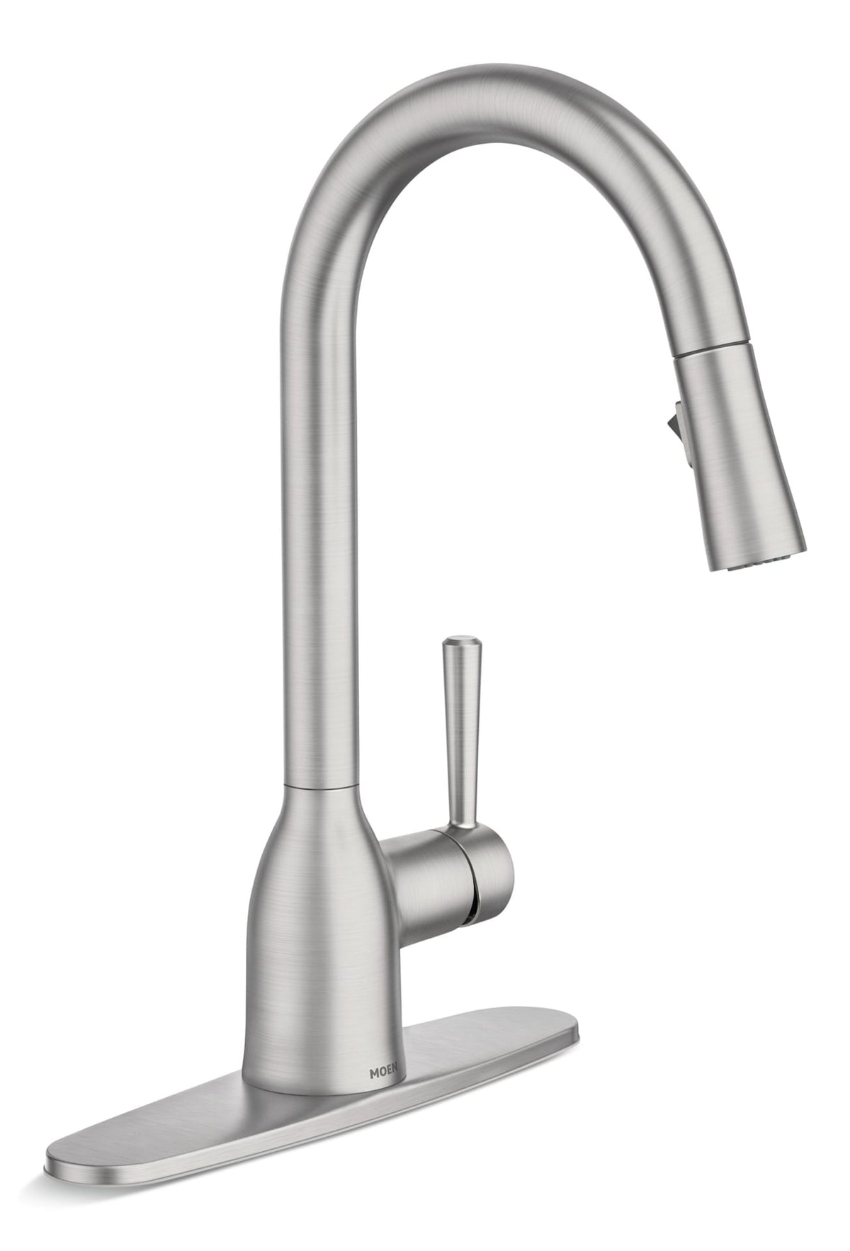 Adler Single Handle Pulldown Kitchen Faucet, Spot Resist Stainless