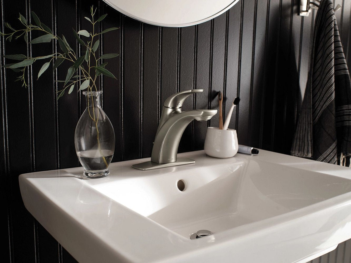 Zarina Single Handle Bathroom Faucet, Spot Resist Brushed Nickel