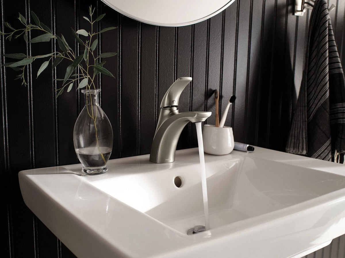 Zarina Single Handle Bathroom Faucet, Spot Resist Brushed Nickel