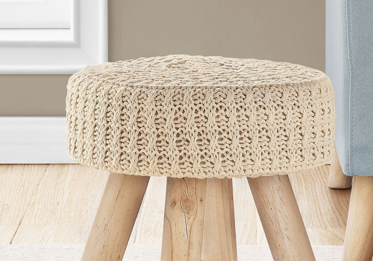 Knit Ottoman