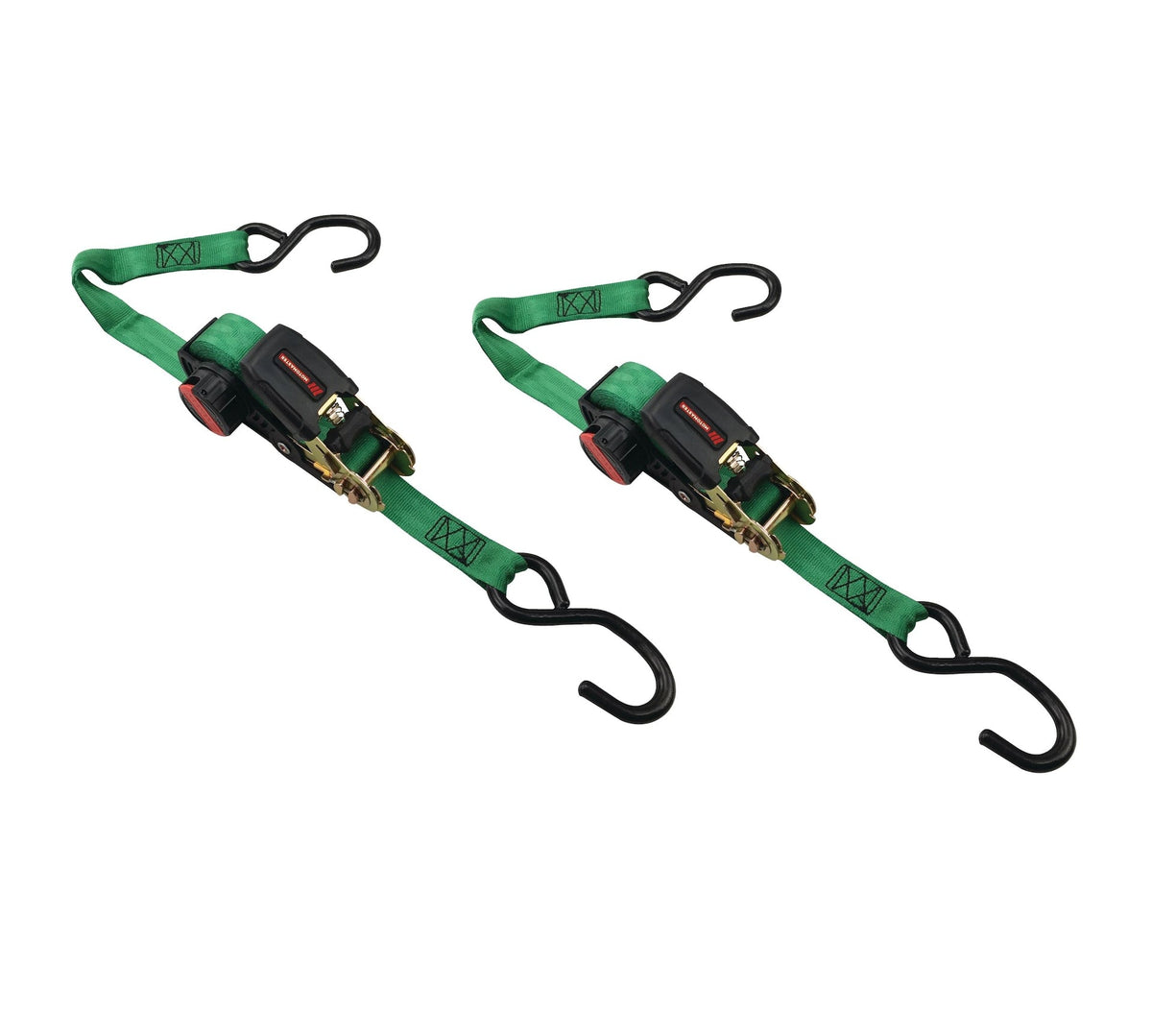 1,500-lb Rocker Ratchet Tie Down, 1-in x 15-ft, 2-pk