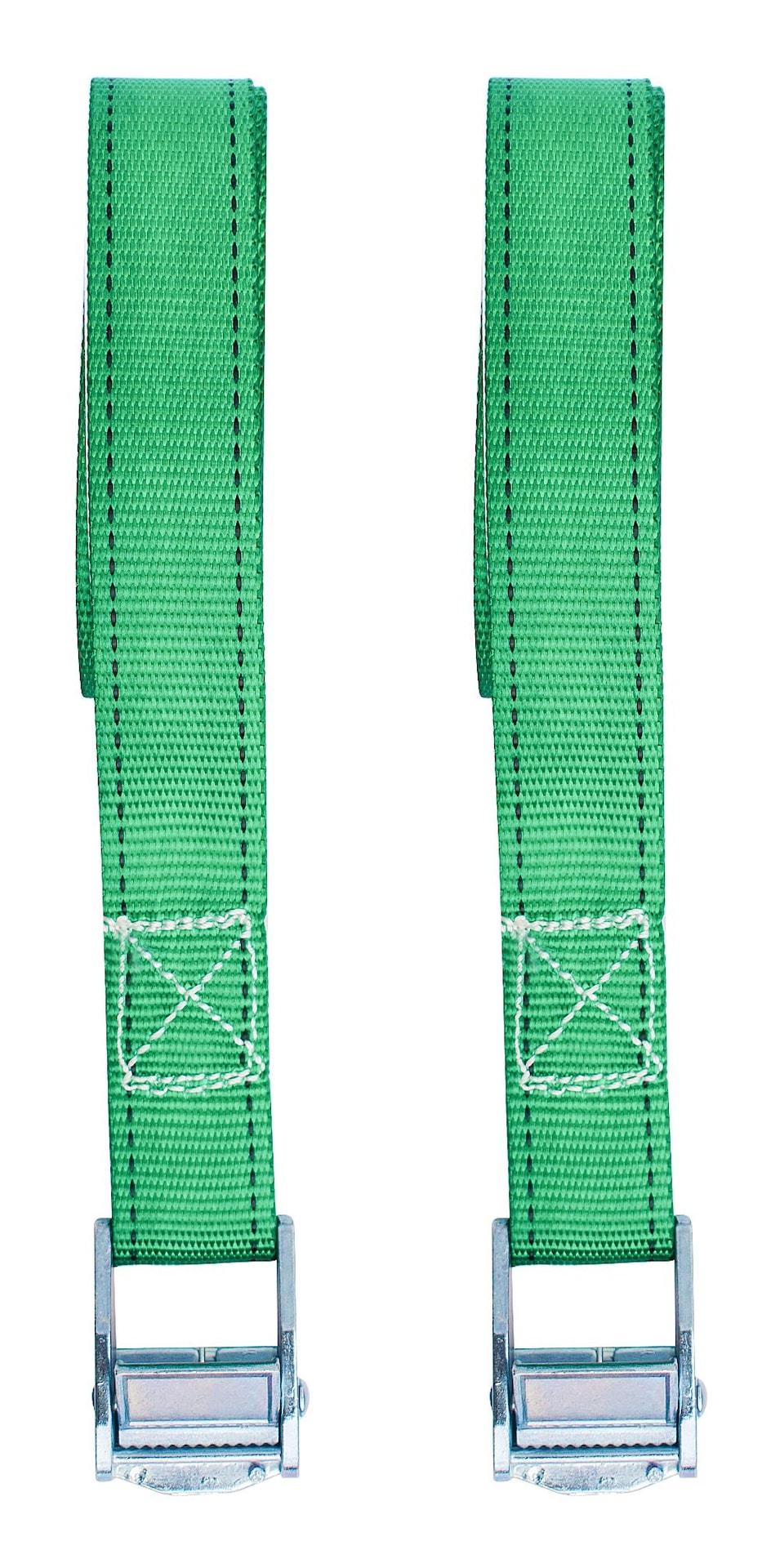 450-lb Light Duty Lashing Straps with Cam Buckle Clasps, Weatherproof, 1-in x 12-ft, 2-pk