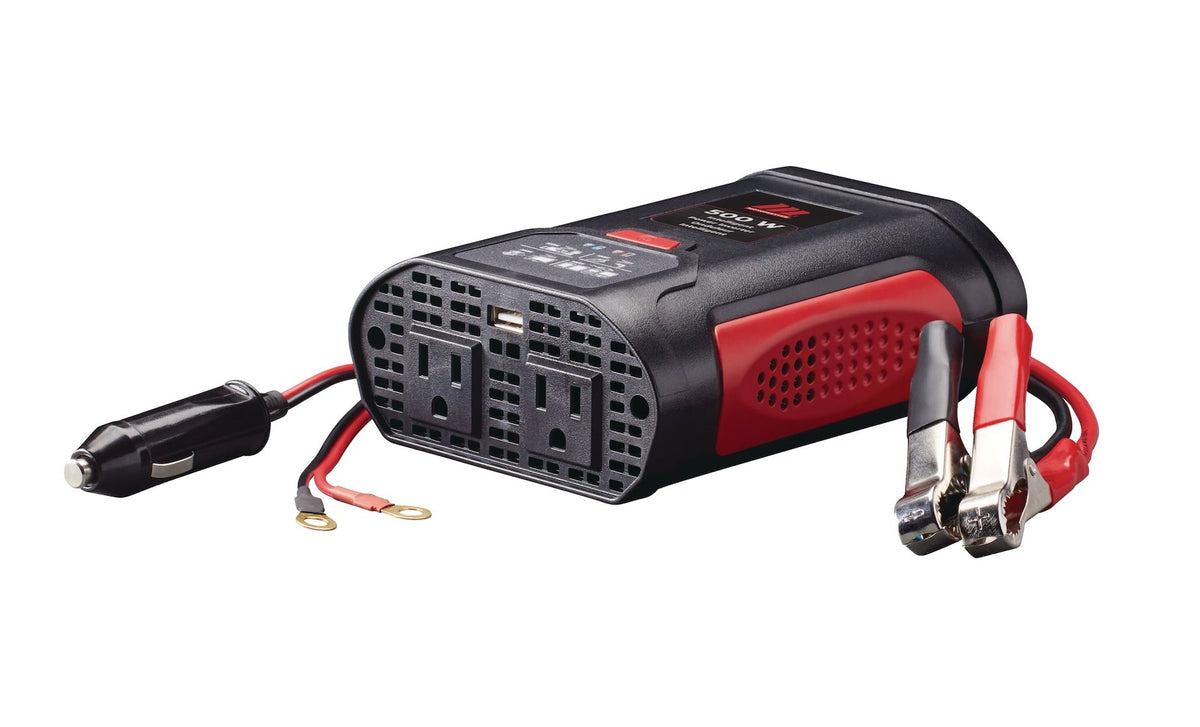 500W Intelligent Inverter with USB Port, Power-On Indicator