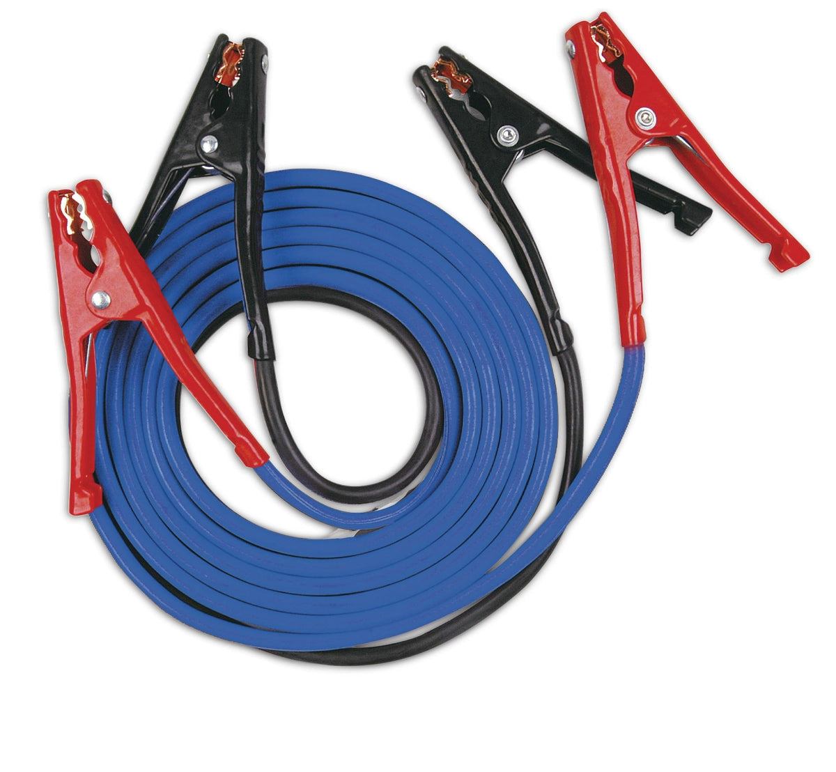 Medium-Duty Booster/Jumper Cables, 6-Gauge, 12-ft