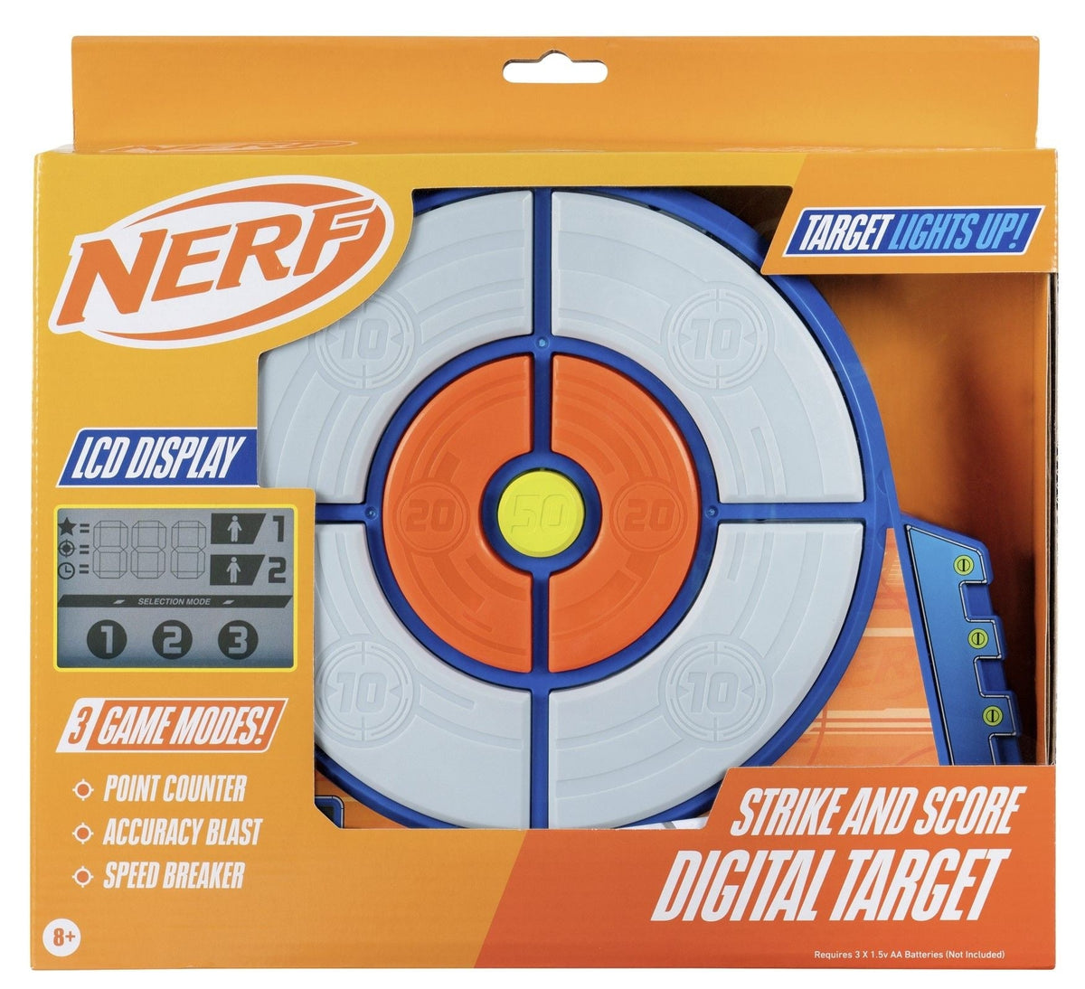Strike and Score Dart Blaster Digital Target for Ages 8+