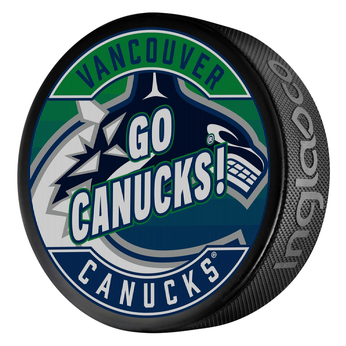 Dual-Image Lenticular Hockey Puck, 6-oz