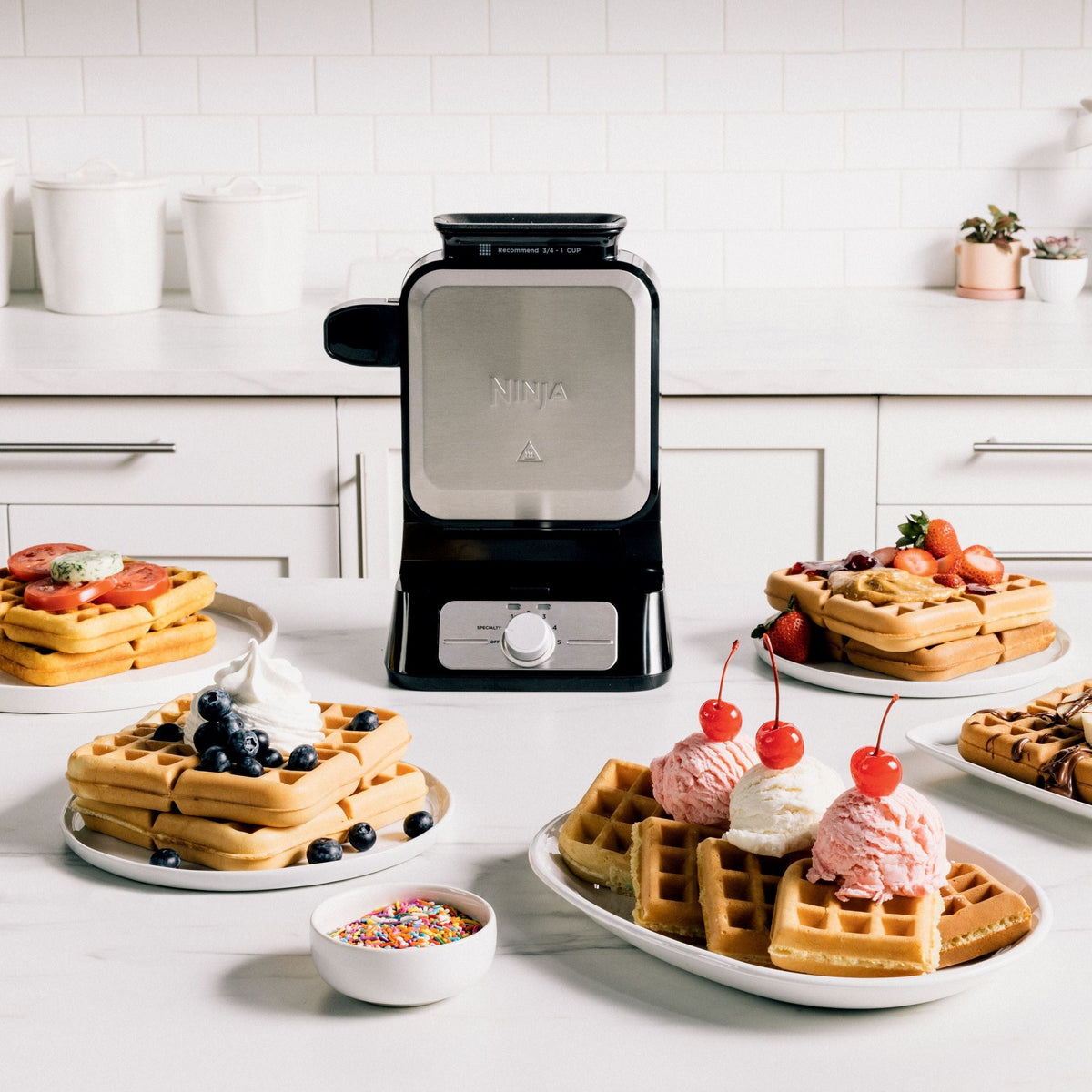 5-Shade Setting Waffle Maker