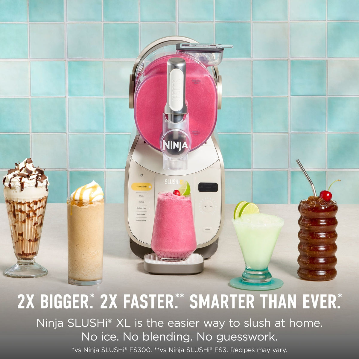 Slushi XL Slushie Machine with Technology, Crema, FS601CBR